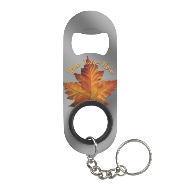 Canada Bottle Opener Canada Maple Leaf Souvenirs Keychain Bottle Opener (Back)