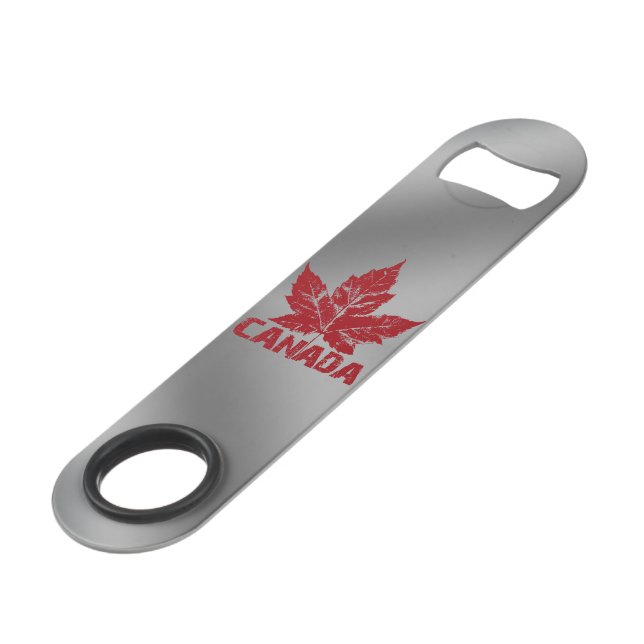 Canada Bottle Opener Cool Canada Souvenirs Bar Key (Front Angled)