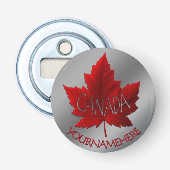Canada Bottle Opener Custom Canada Souvenirs (Front)