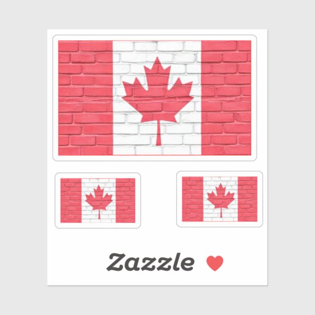 CANADA BRICK FLAG (Sheet)