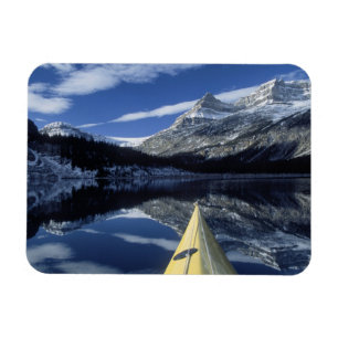 Canada, British Columbia, Banff. Kayak bow on Magnet