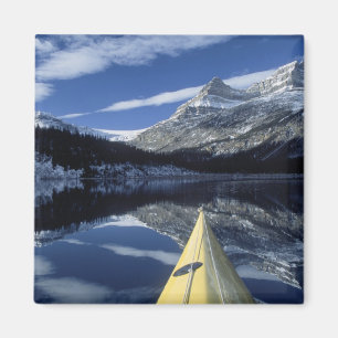 Canada, British Columbia, Banff. Kayak bow on Magnet