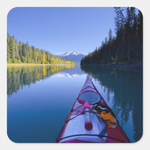 Canada, British Columbia, Bowron Lakes Square Sticker