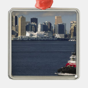 Canada, British Columbia, Vancouver. Downtown Metal Ornament
