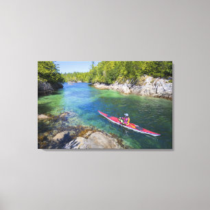Canada, British Columbia, Vancouver Island. Sea 2 Canvas Print