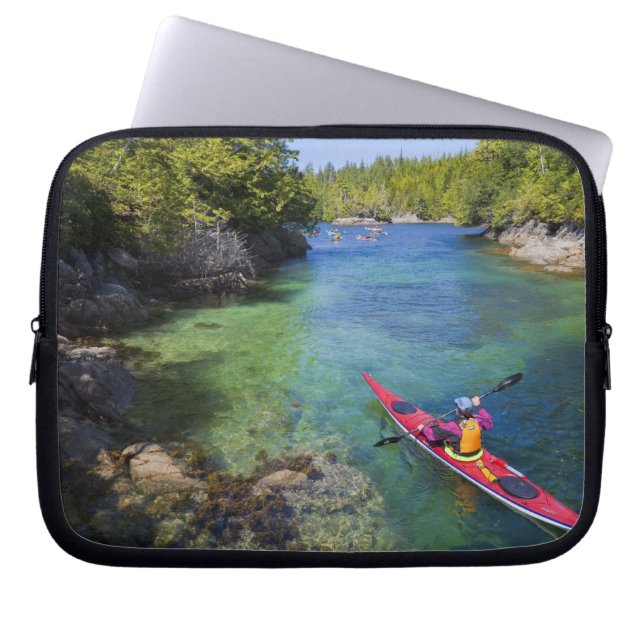 Canada, British Columbia, Vancouver Island. Sea Laptop Sleeve (Front)