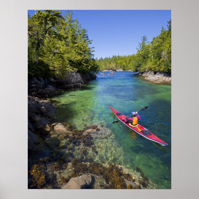 Canada, British Columbia, Vancouver Island. Sea Poster (Front)
