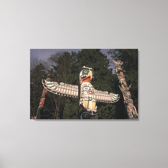 Canada, British Columbia, Vancouver.  Native Canvas Print (Front)