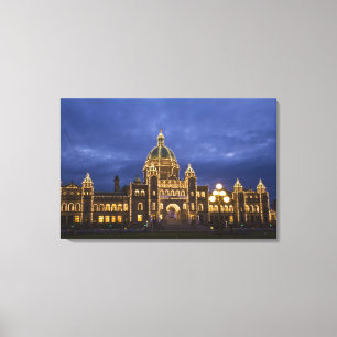 CANADA, British Columbia, Victoria. Evening, Canvas Print