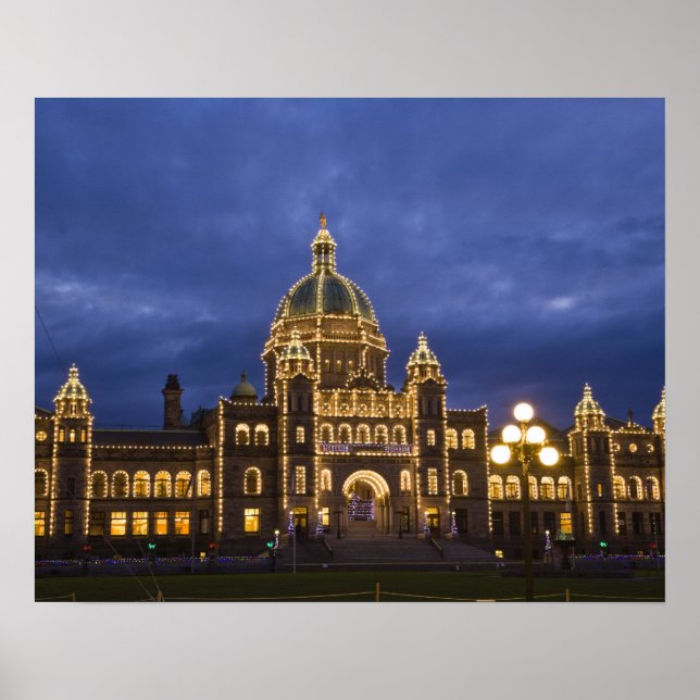 CANADA, British Columbia, Victoria. Evening, Poster (Front)
