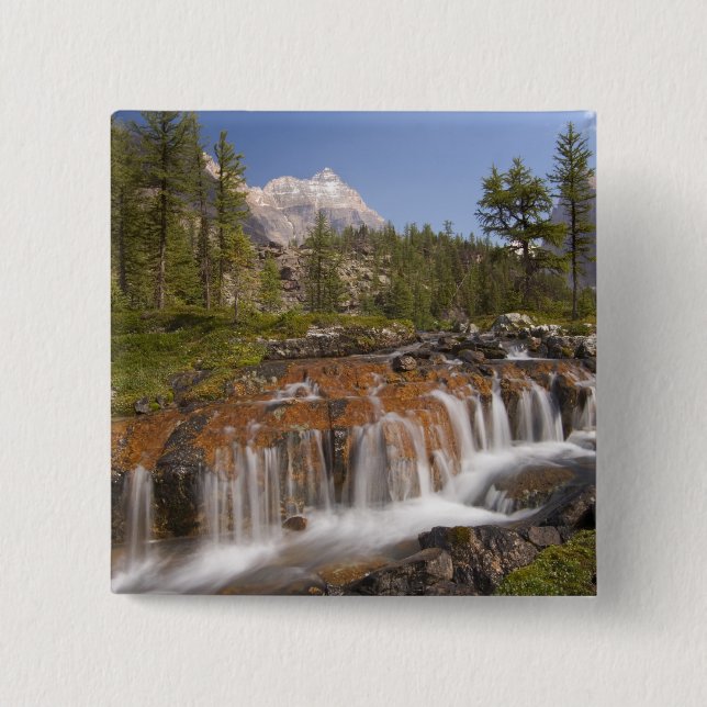 Canada, British Columbia, Yoho National Park. 2 Inch Square Button (Front)