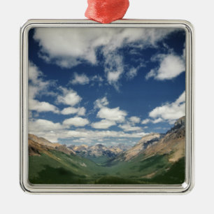 Canada, British Columbia, Yoho NP. Puffy clouds Metal Ornament