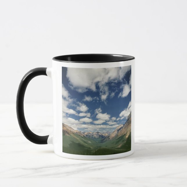 Canada, British Columbia, Yoho NP. Puffy clouds Mug (Left)