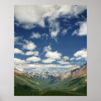 Canada, British Columbia, Yoho NP. Puffy clouds