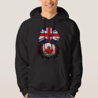 Canada Canadian British UK Tree Roots Flag