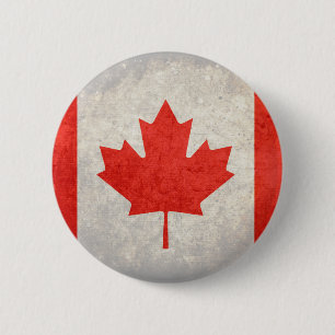 Canada; Canadian Flag 2 Inch Round Button