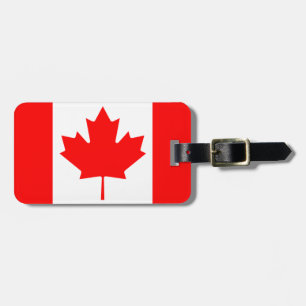 Canada Canadian Flag Colours Travel Luggage Tag
