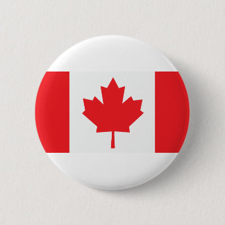 Canada Canadian flag Maple Leaf 2 Inch Round Button