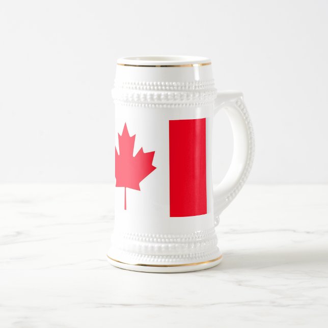 CANADA. Canadian flag. Patriotic.  Beer Stein (Creator Uploaded)