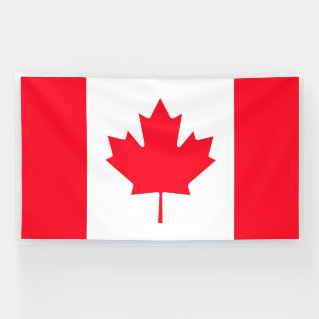 CANADA. Canadian flag. Patriotic Extra Large Banner (Horizontal)