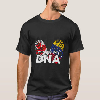 Canada Canadian Venezuela Venezuelan Mixed Dna Fla T-Shirt