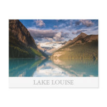 Canada - Carte postale de Lake Louise avec texte