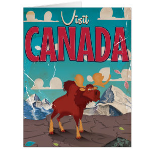 Canada Cartoon Vintage Poster
