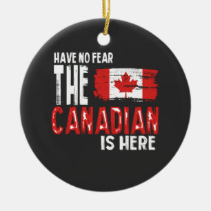 Canada Ceramic Ornament