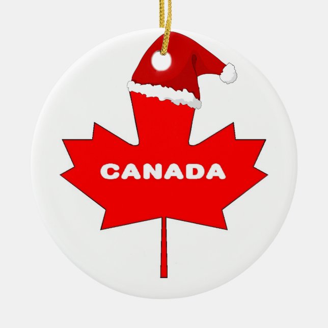 Canada Ceramic Ornament (Front)