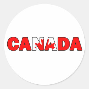 Canada Classic Round Sticker