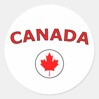 Canada Classic Round Sticker