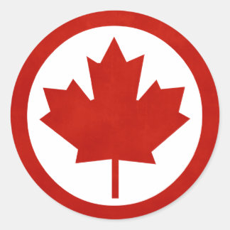 Canada Classic Round Sticker