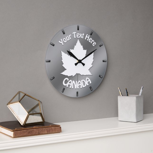 Canada Clock Canada Souvenir Wall Clock Customize  (Office)