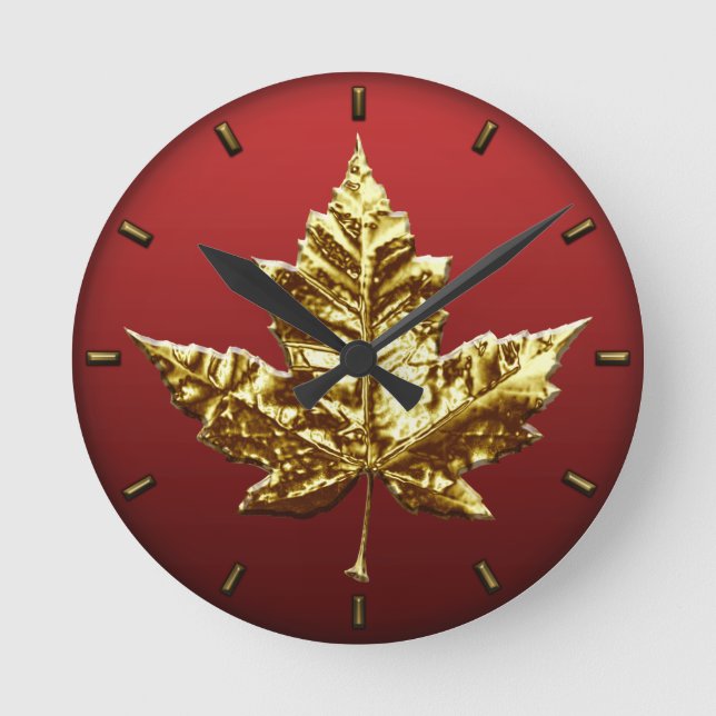 Canada Clock Gold Medal Canada Souvenir Clock (Front)