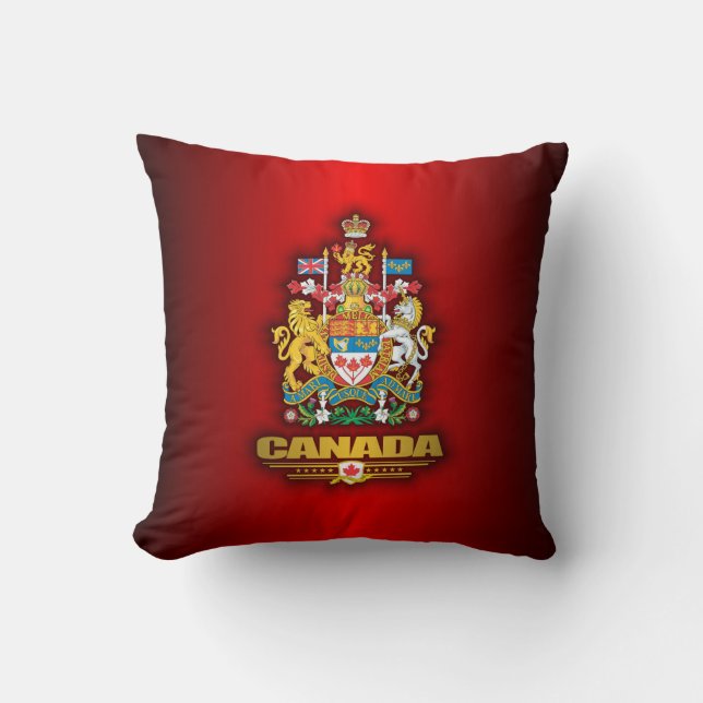 Canada COA Throw Pillow (Front)