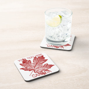 Canada Coaster Retro Custom Canada Coasters