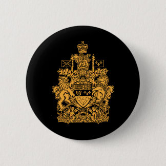 Canada Coat of Arms - Canada Crest 2 Inch Round Button