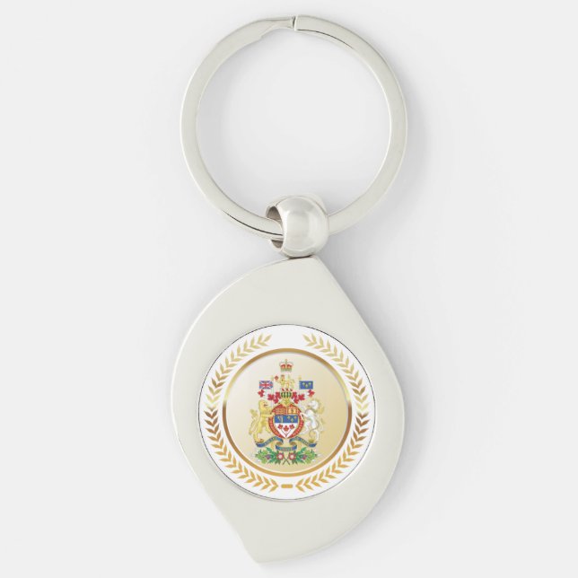Canada Coat of Arms Keychain (Front)