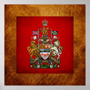 Canada: Coat of Arms Poster