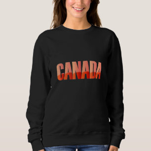 Canada Country Flag S Colours Graphic Sweatshirt