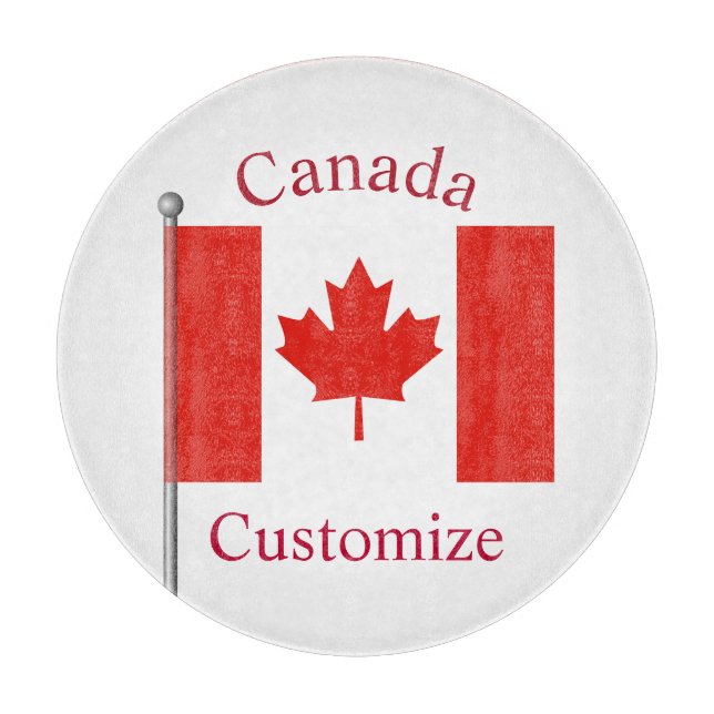 Canada Country Flag Thunder_Cove Cutting Board (Front)