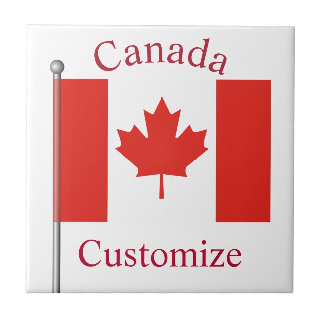 Canada Country Flag Thunder_Cove Tile (Front)