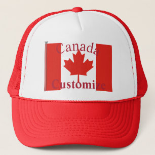 Canada Country Flag Thunder_Cove Trucker Hat