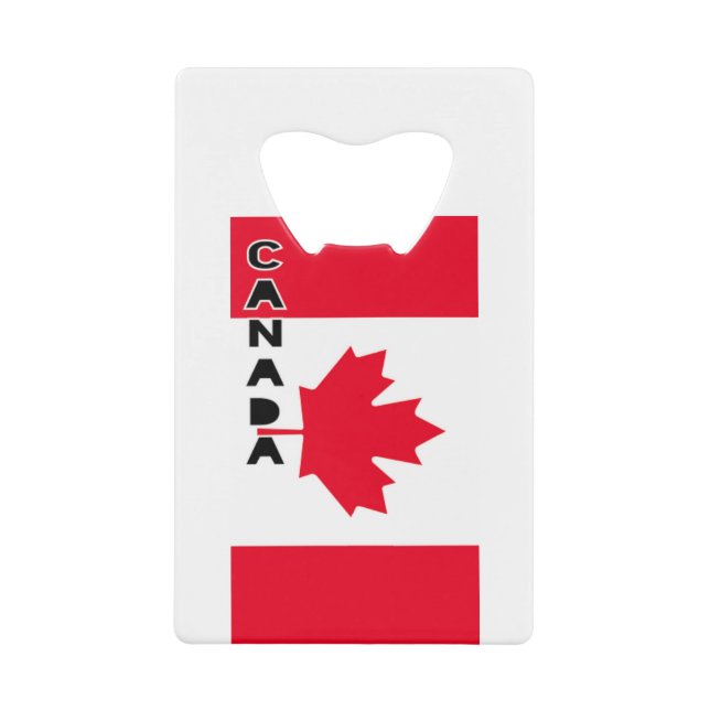 Canada Credit Card Bottle Opener (Front)