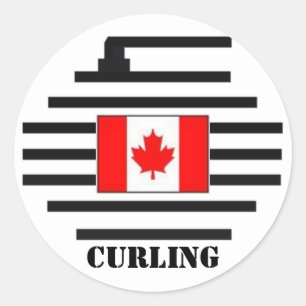 Canada Curling Classic Round Sticker