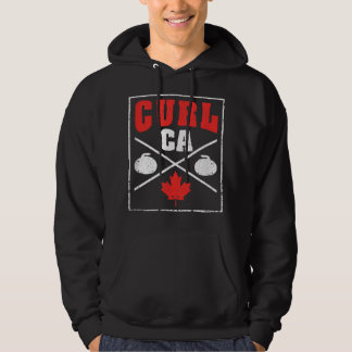 Canada Curling Team Canadian Curler Player Winter  Hoodie