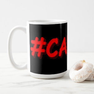 "#CANADA" Cute Expression Design. Buy Now Coffee Mug
