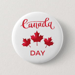 Canada Day 2 Inch Round Button