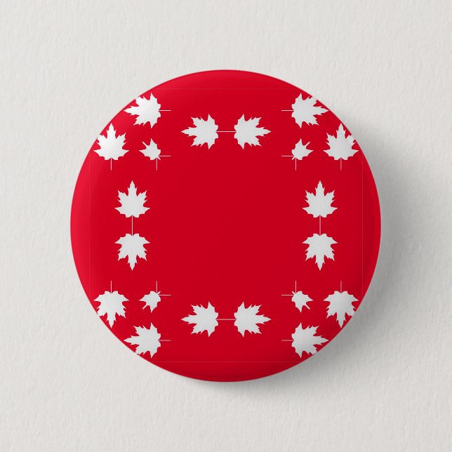 canada day 2 inch round button (Front)