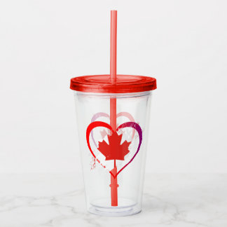 Canada Day Acrylic Tumbler